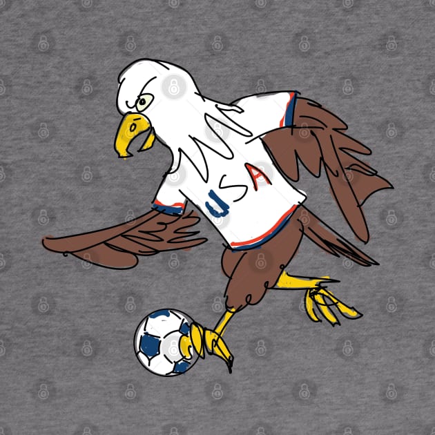 US Soccer Eagle by MAS Design Co